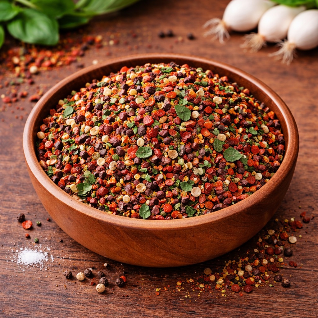 Pomidor z czosnkiem i bazylią